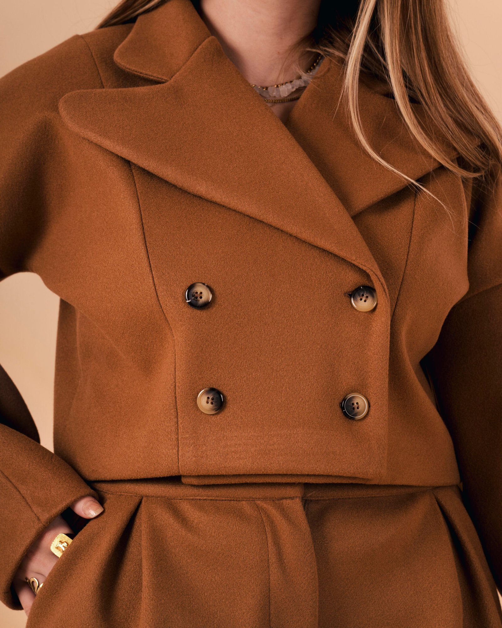 Oversized Caramel Jacket
