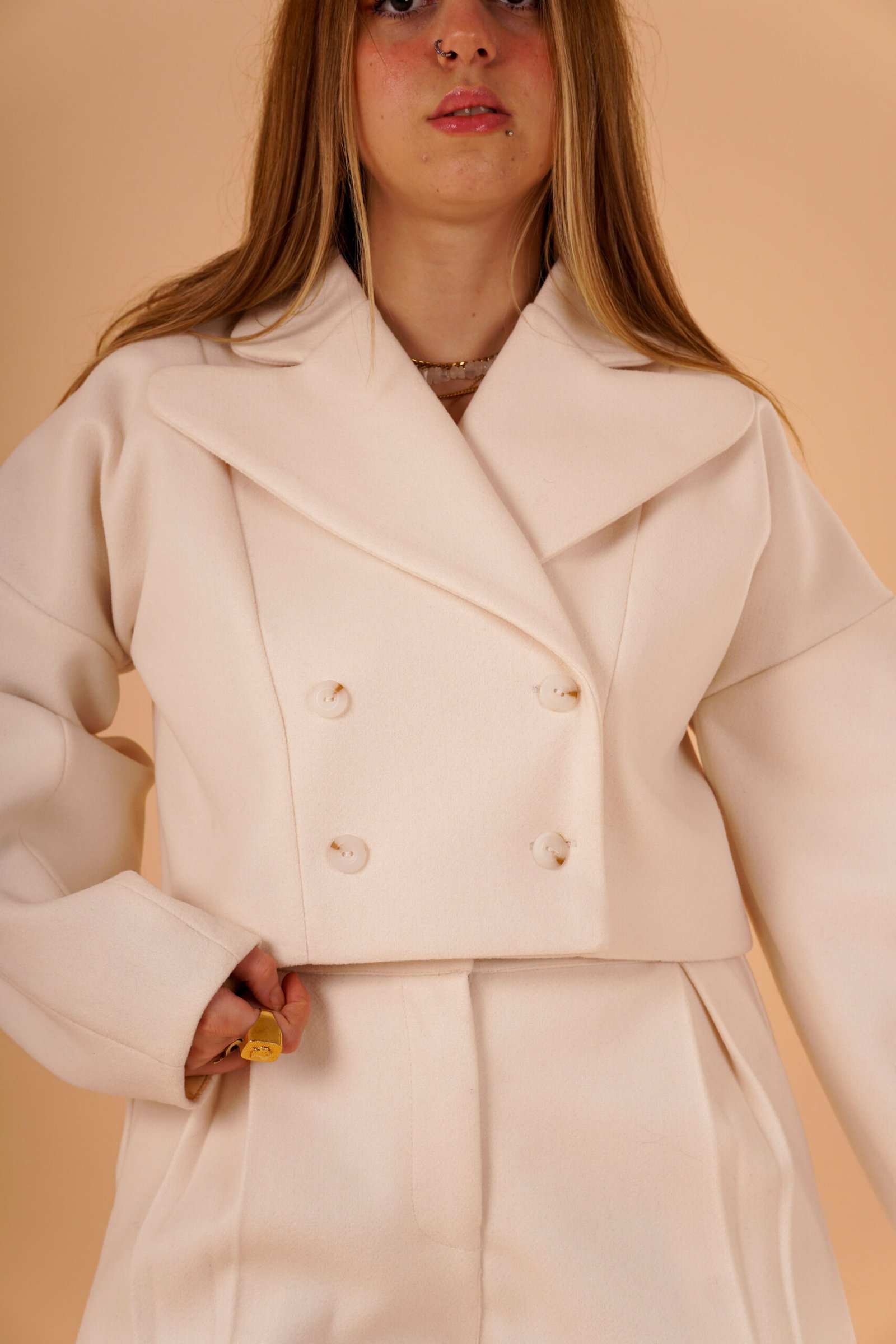 Oversized Off-white Jacket