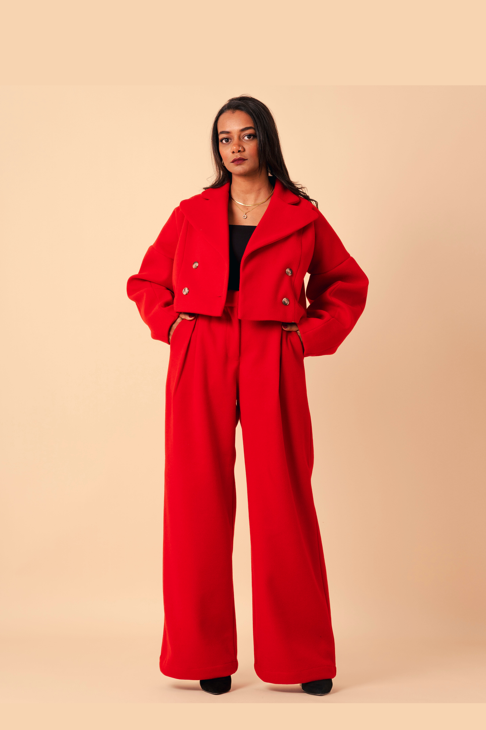 Oversized Red Set